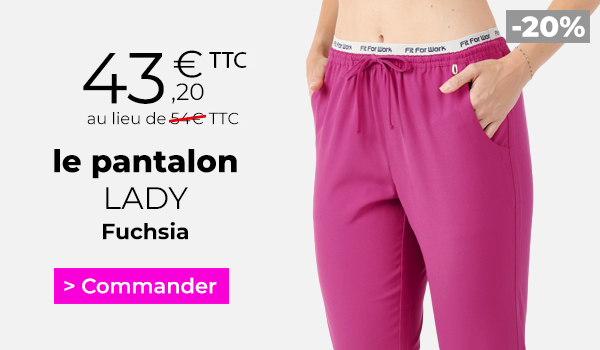 Blouse et pantalon pour dentiste en promotion à -20%